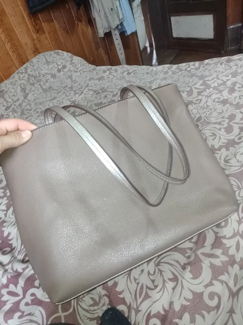 Cartera grande beige - 2