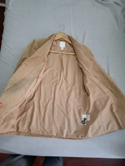 Blazer beige de pana - miniatura 4