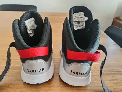 Zapatillas basquetball negras niño 35/22 cm - miniatura 4