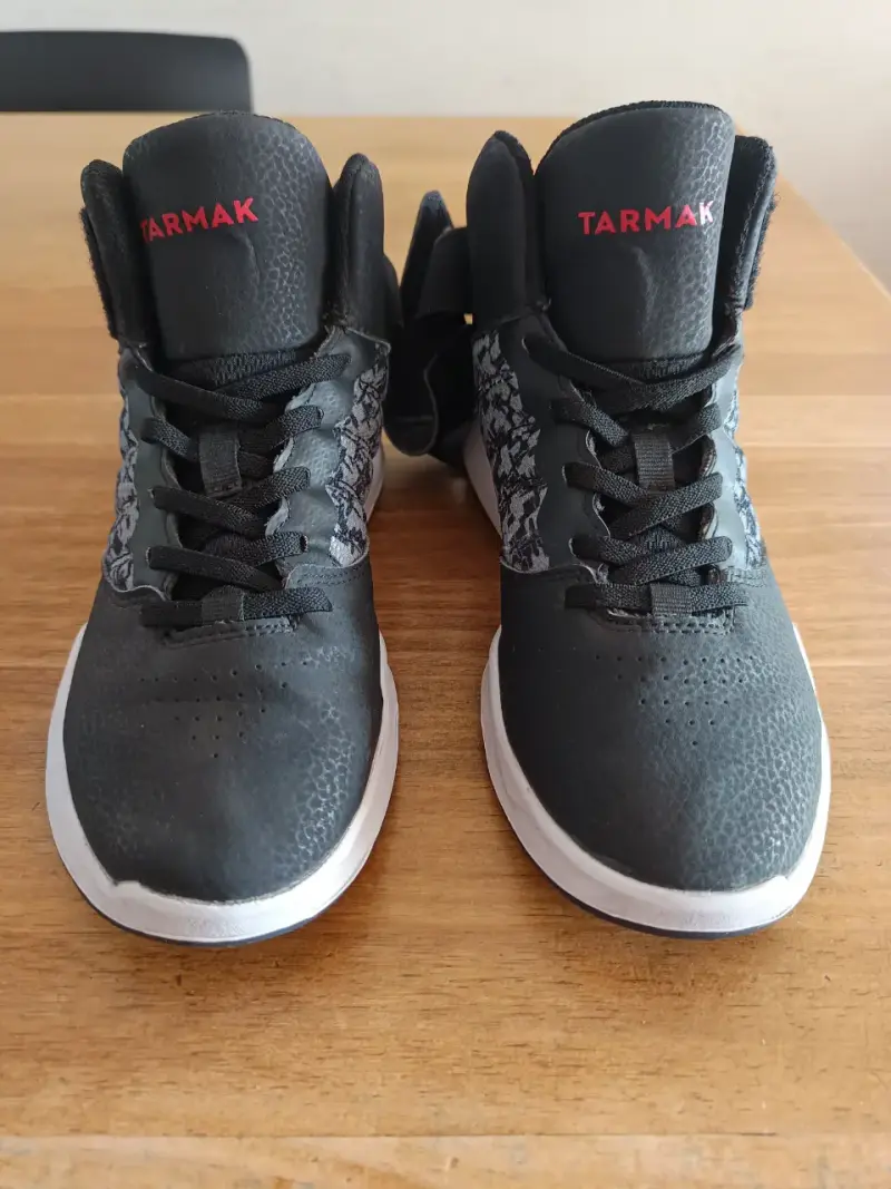 Zapatillas basquetball negras niño 35/22 cm - 5