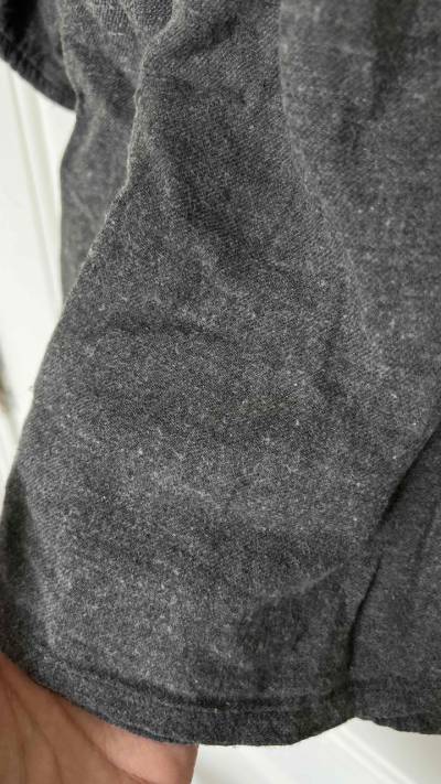 Vestido gris bordado niña 6 meses - miniatura 4