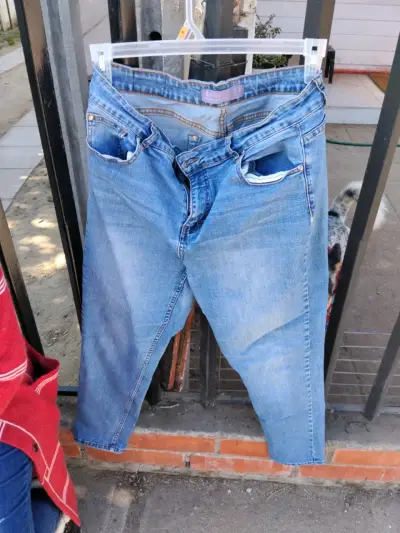 Jeans azules para mujer - miniatura 1