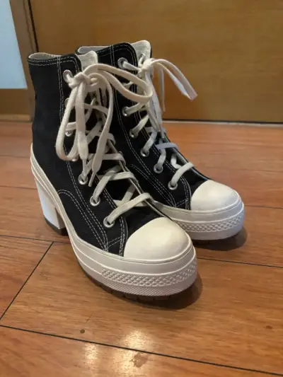 Tacones Converse Negras 36 - miniatura 2