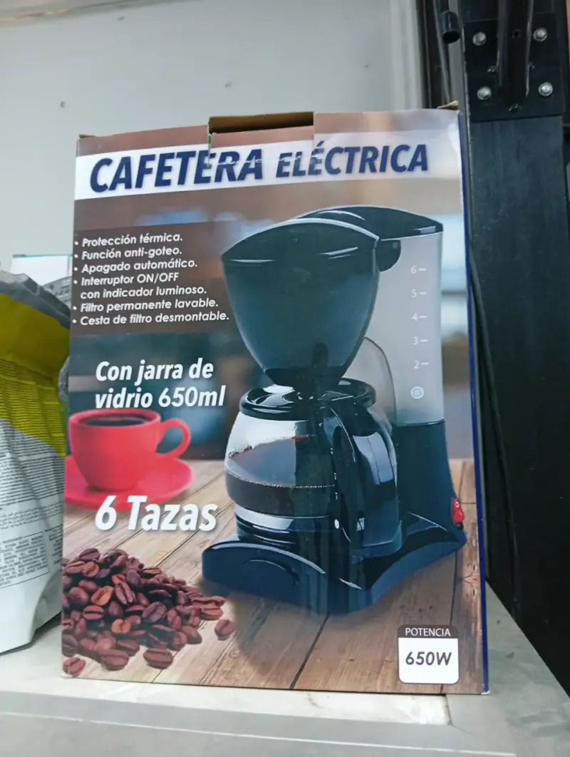 Cafetera eléctrica 650ml