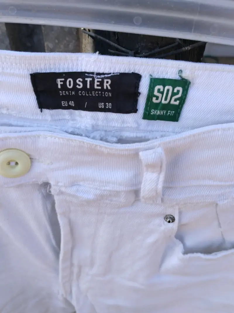 Pantalones blancos Foster talla 40 - 2