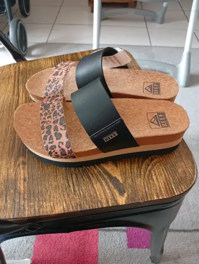 Sandalias con estampado leopardo - miniatura 2