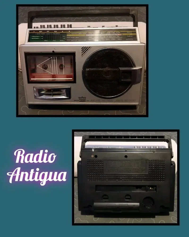 Radio cassette antigua