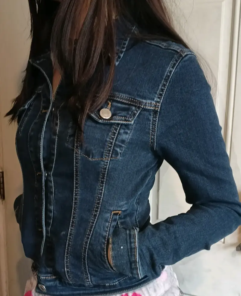 Chaqueta denim azul oscuro - 4