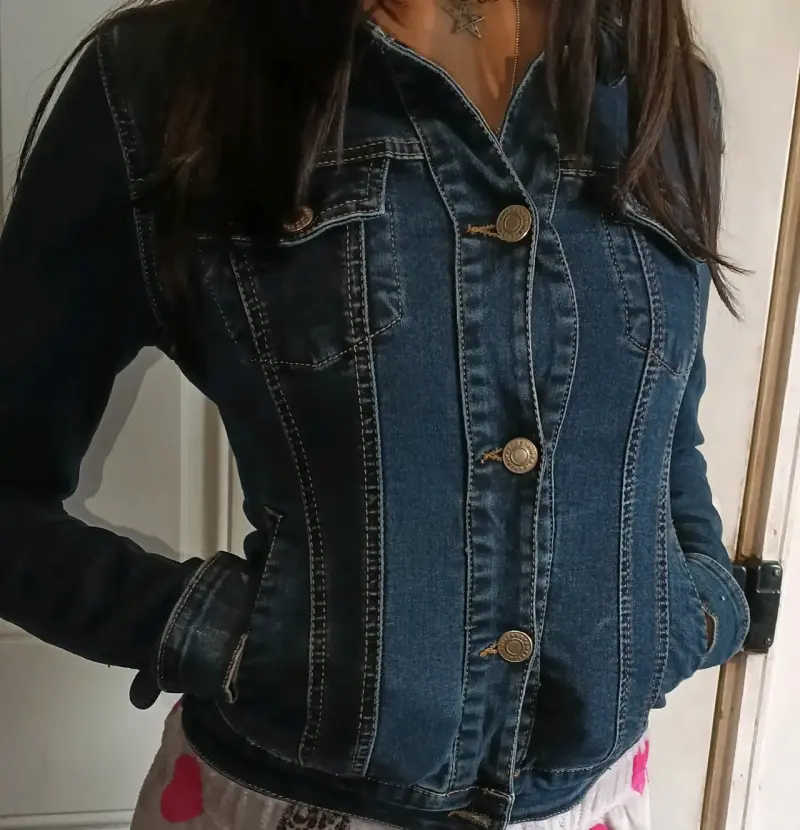Chaqueta denim azul oscuro - 5