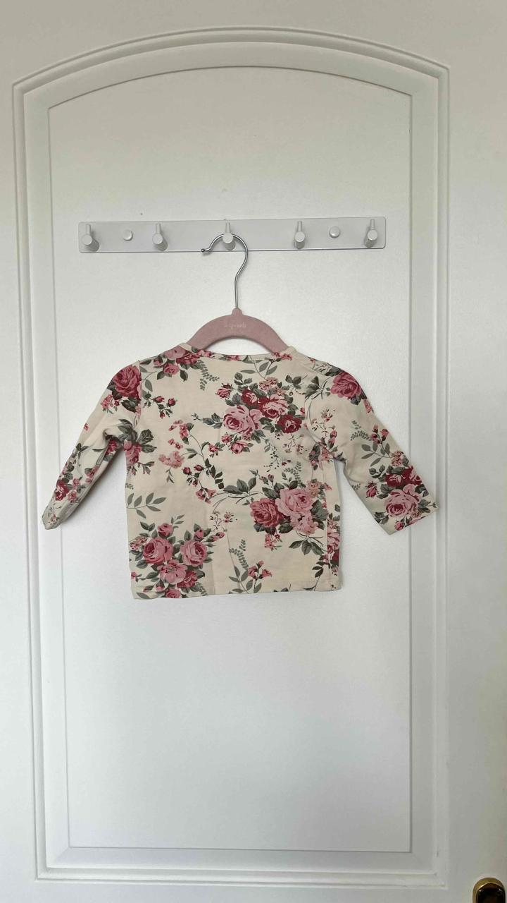 Polera de bebé niña con flores 3 a 6 meses - 2