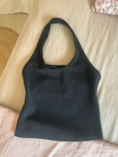 Top negro con brillos Zara - miniatura 1
