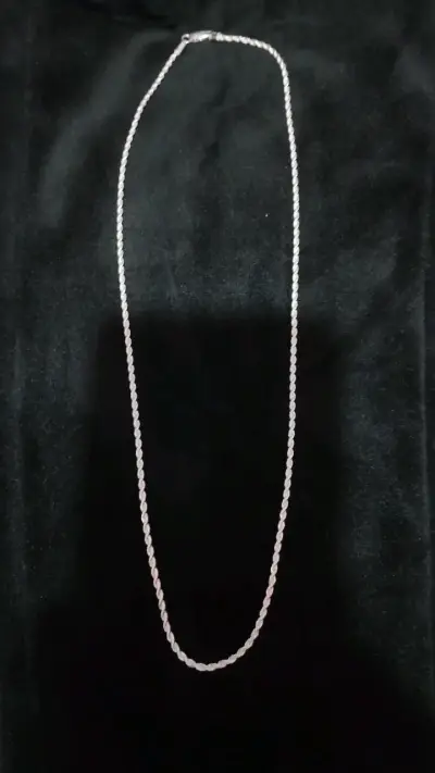 Collar de plata tejida - miniatura 1