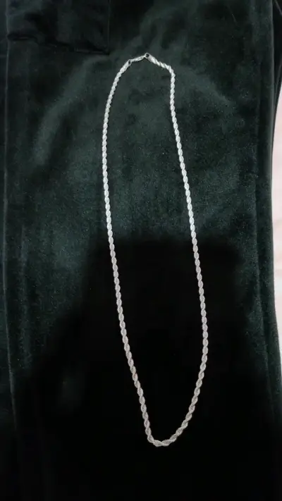 Collar de plata tejida - miniatura 3