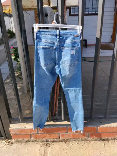 Jeans skinny azul talla S - miniatura 3