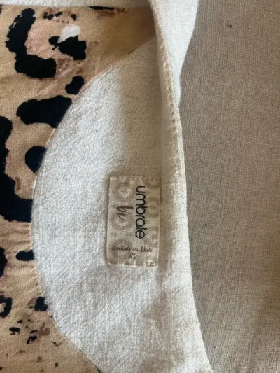 Chaleco beige lino mujer - miniatura 2