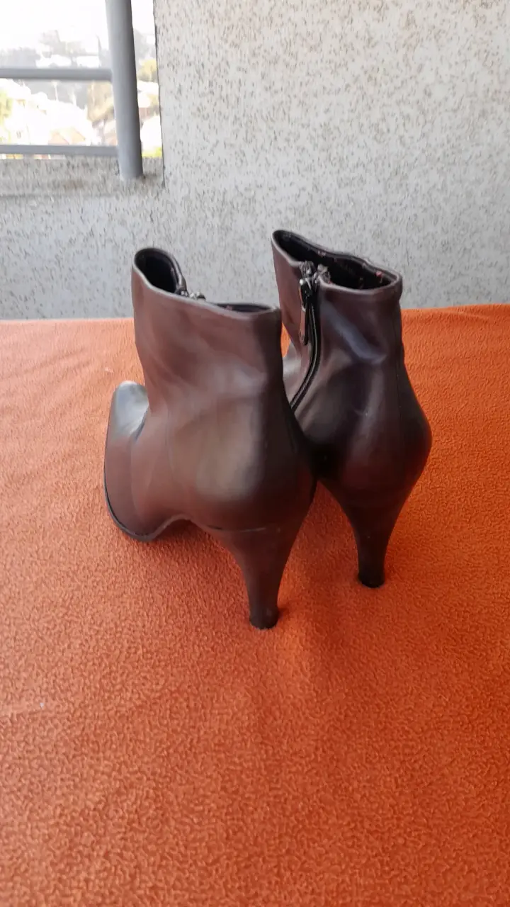 Botines de cuero negros - 3