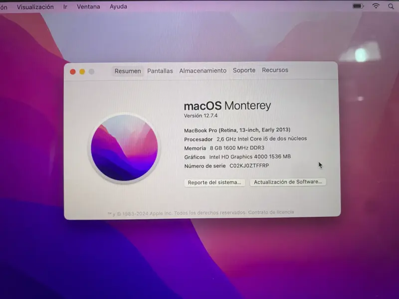 Macbook Pro A1425 - 3