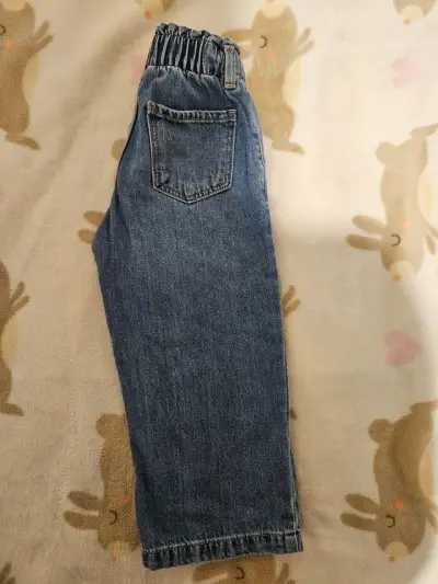 Jeans de niña azul H&M talla 2-3 - miniatura 2