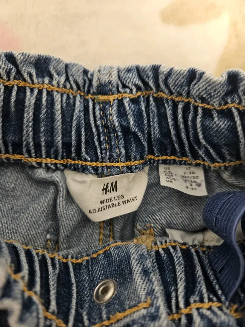 Jeans de niña azul H&M talla 2-3 - 3
