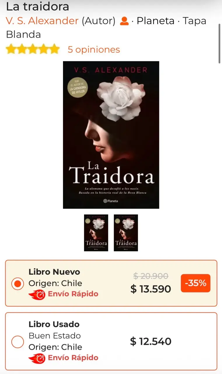 Libro La traidora - 3