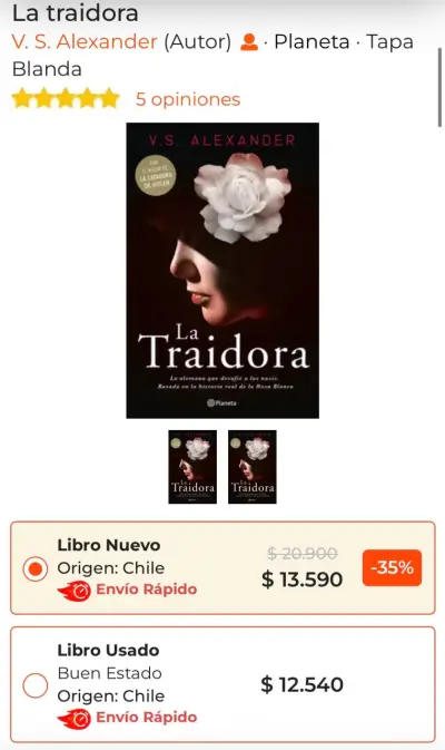 Libro La traidora - miniatura 3