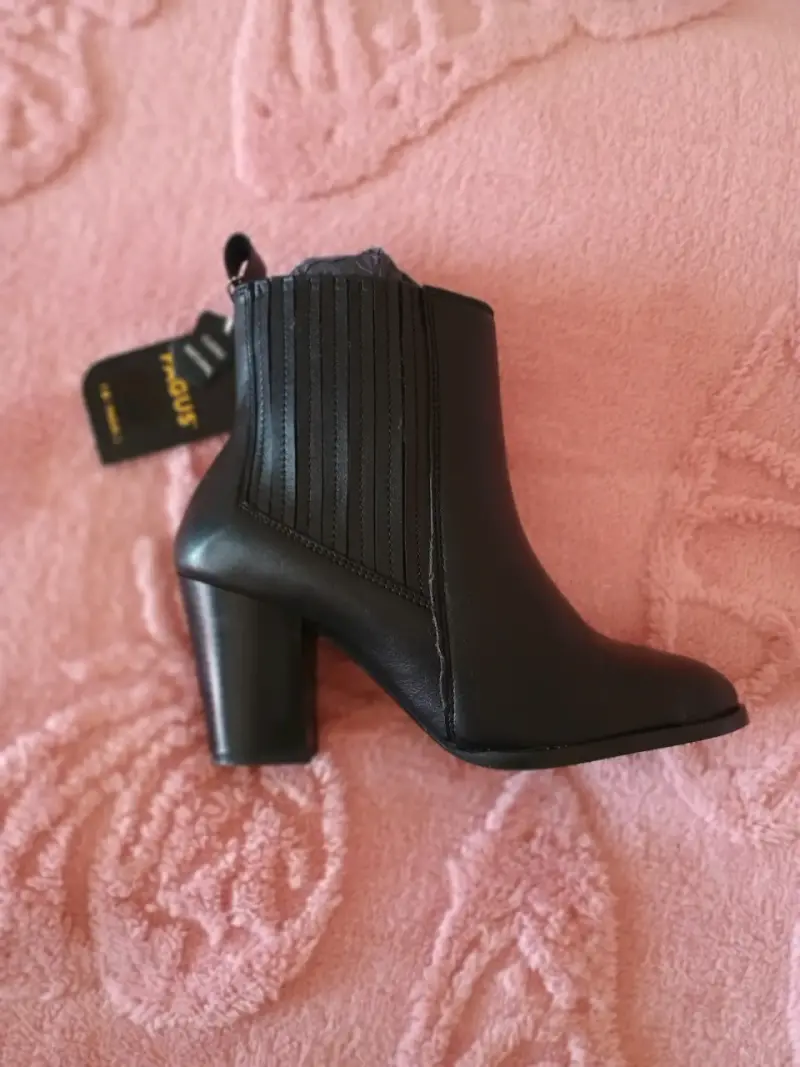 Botines de cuero natural - 4
