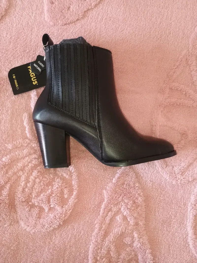 Botines de cuero natural - 5