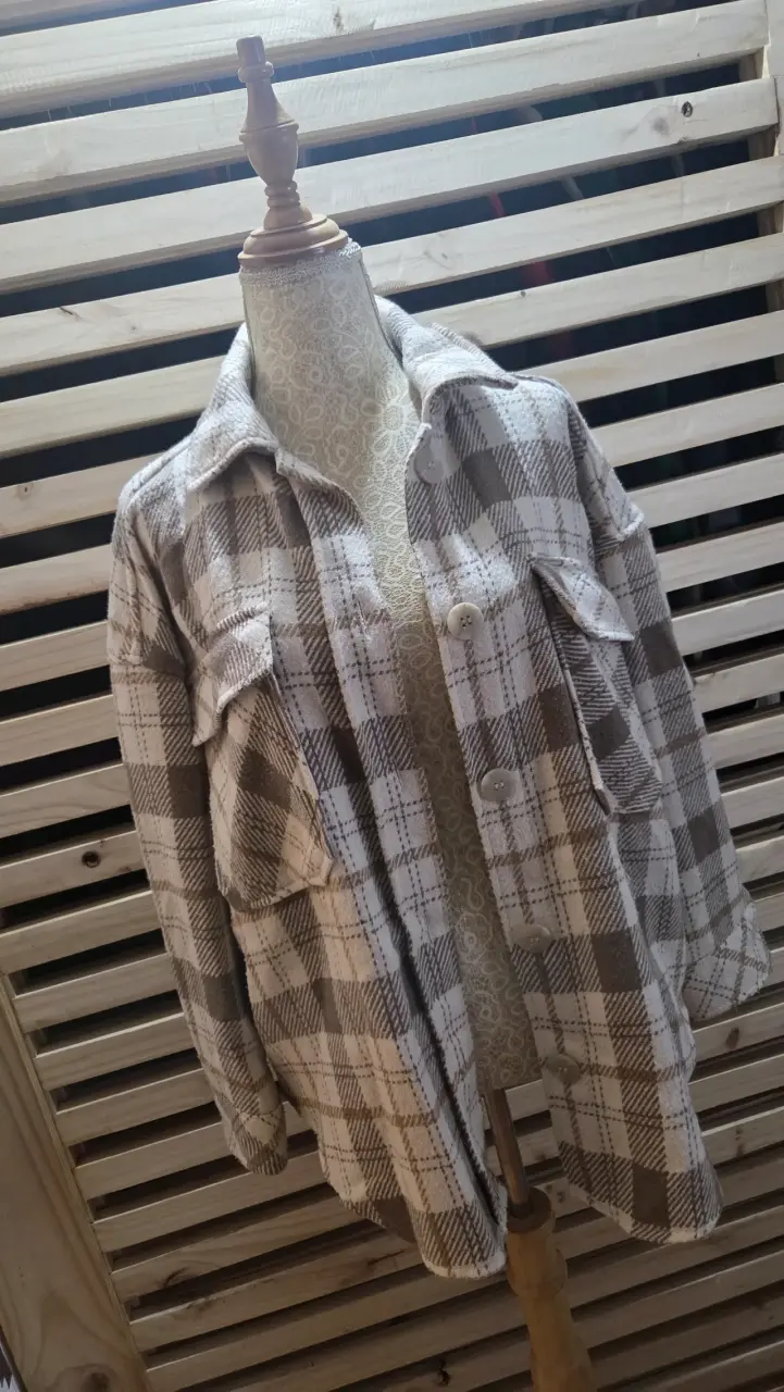 Camisa de franela a cuadros