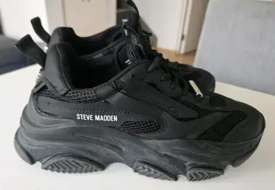 Zapatillas Steve Madden Possession negras - miniatura 1