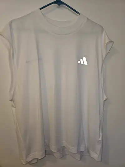 Polera Adidas running blanca sin mangas - miniatura 2