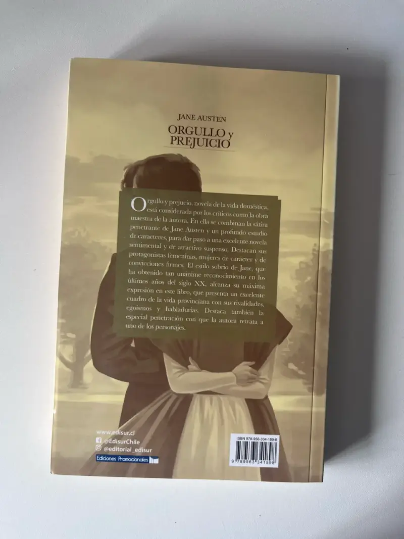Libro Orgullo y Prejuicio Jane Austen - 2