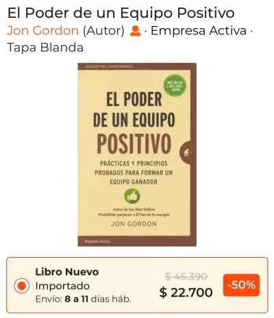 Libro El Poder de un Equipo Positivo - miniatura 3