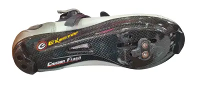 Zapatillas de ciclismo blancas Exustar - miniatura 5
