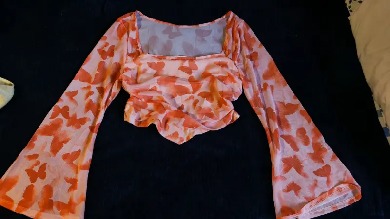 polera mangas acampamadas