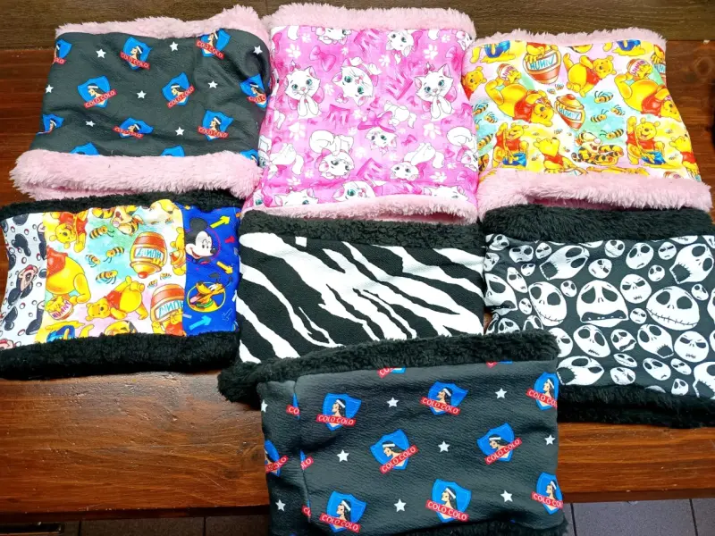 Cuellos polares estampados