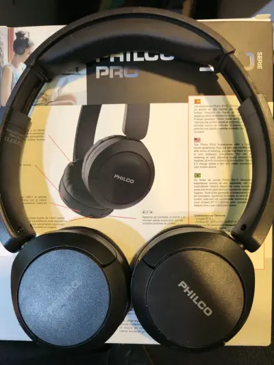 Auriculares Philco E510 negros - miniatura 1