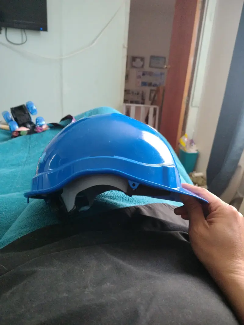 Casco de seguridad azul - 1