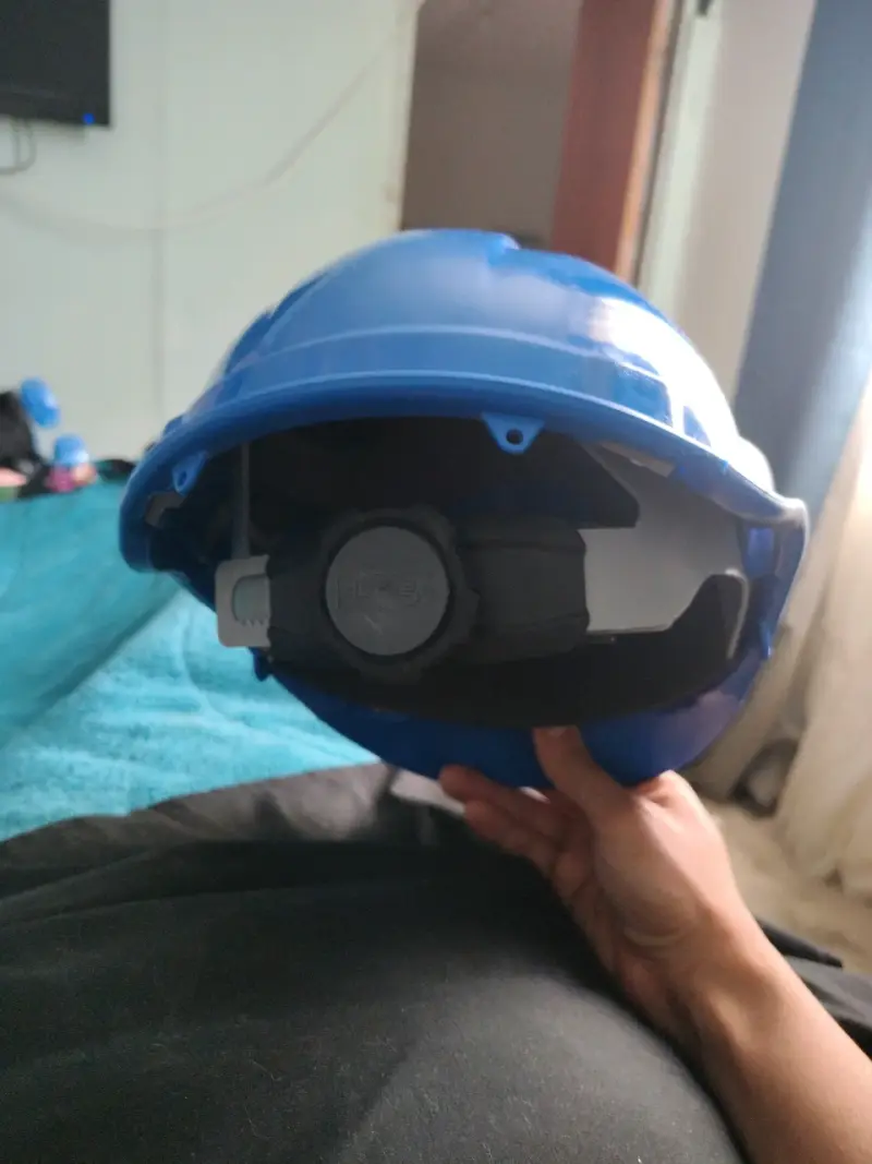 Casco de seguridad azul - 2