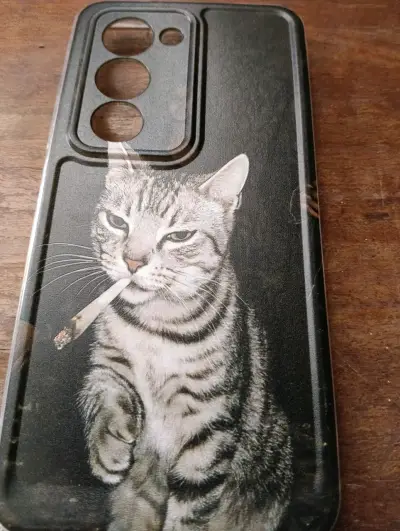 Carcasa de celular con diseño de gato - miniatura 3