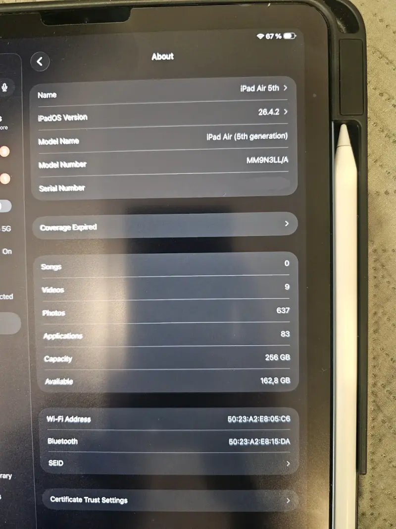 iPad Air 5th 256gb pencil y teclado - 3