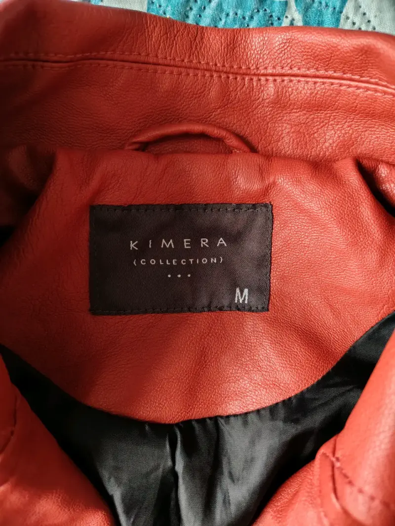 Chaqueta de cuero roja - 2