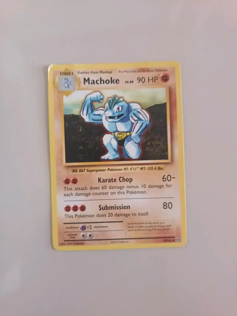 Carta Pokémon Machoke 2016 - 1