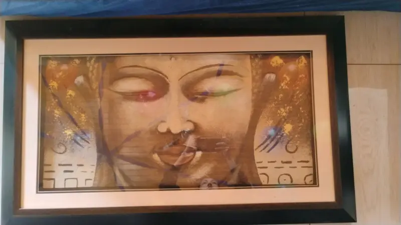 Cuadro decorativo Buda enmarcado