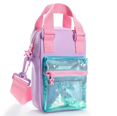 Mini bolso morado con estrellas - miniatura 2
