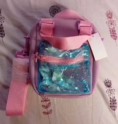 Mini bolso morado con estrellas - miniatura 3