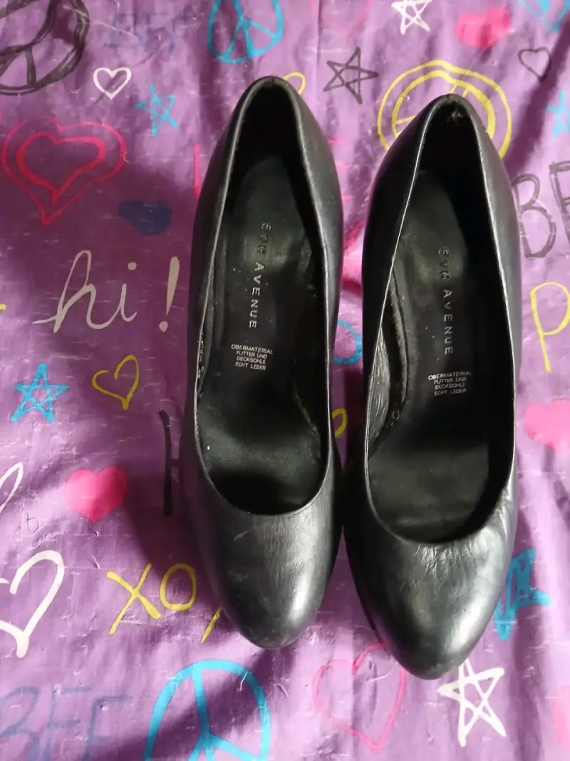 Zapatos de tacón negro 5th Avenue - 1
