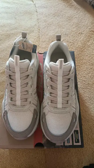 Zapatillas Skechers mujer  beige - miniatura 1