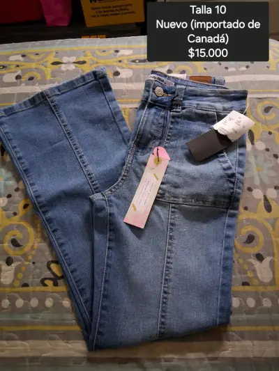 Jeans pata elefante talla 10 - miniatura 1