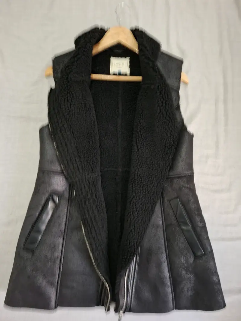 Chaqueta sin mangas negro - 2