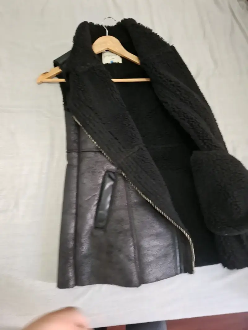 Chaqueta sin mangas negro - 3